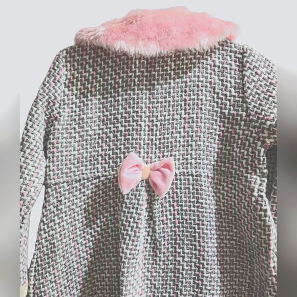 Blueberi Boulevard Tweed Pea Coat - Picture 5 of 5